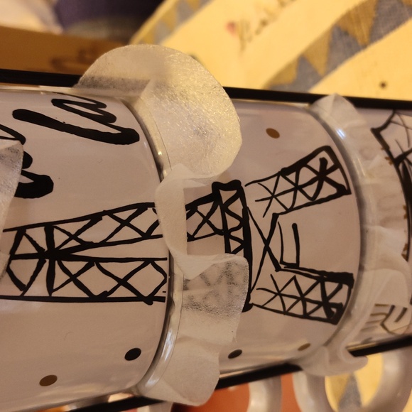 BT1- American Atelier Eiffel Tower Stackable Mugs - Picture 4 of 7